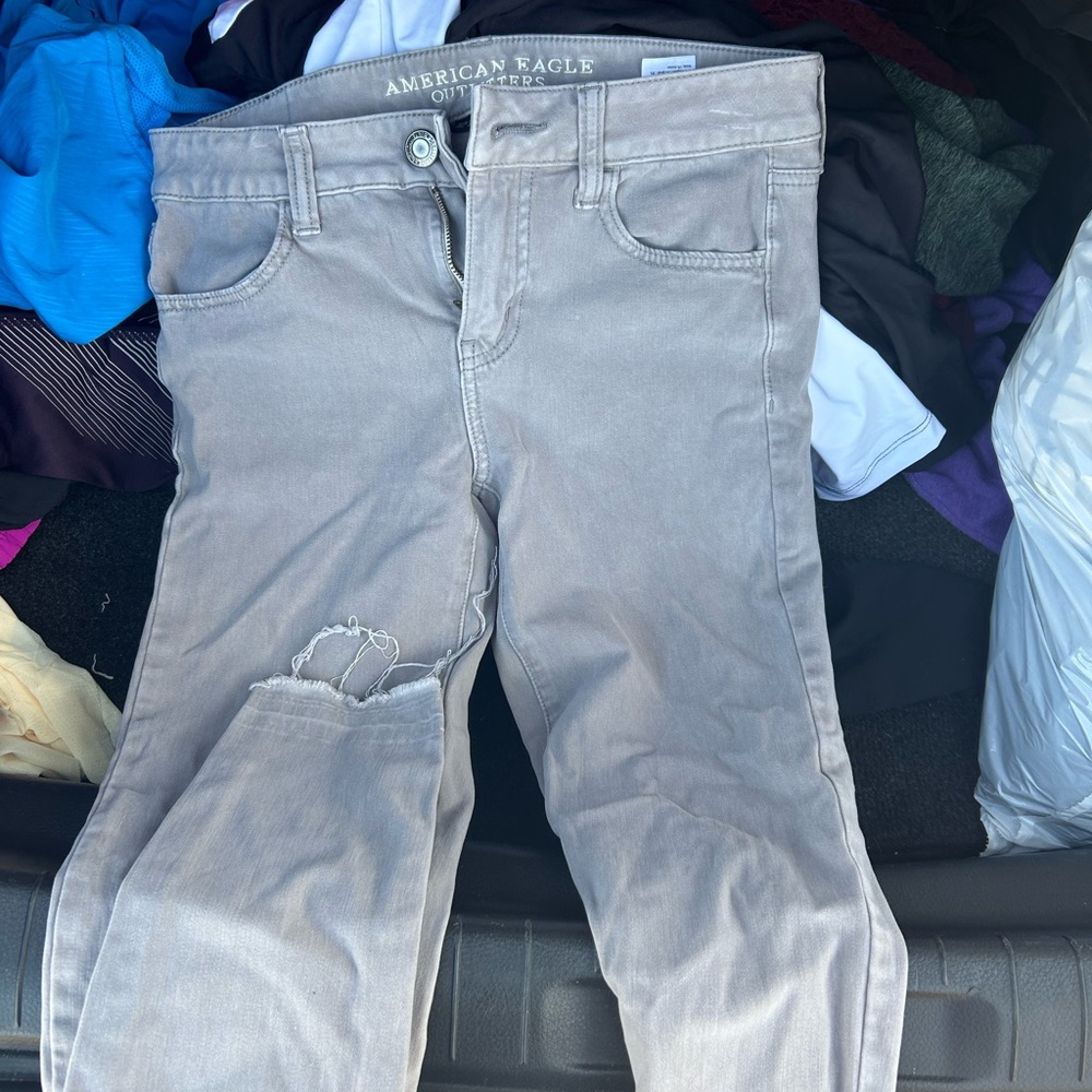 American Eagle Outfitters Gray Jeggings